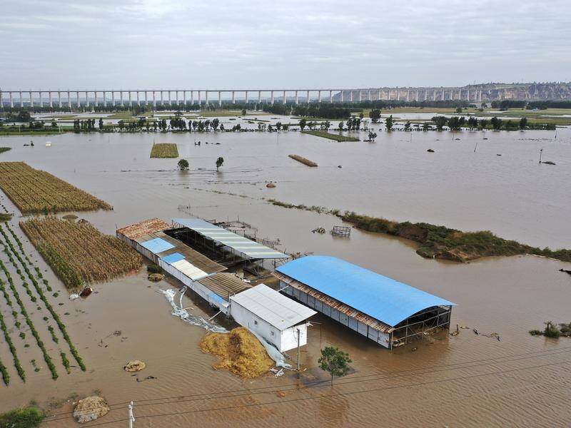 At least 28 people have been killed in widespread flooding and a bus plunge in northern China.