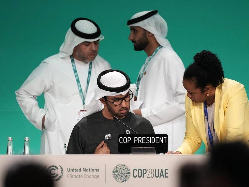 Many countries were dismayed by the draft COP28 deal that didn't mention phasing out fossil fuels. (AP PHOTO)