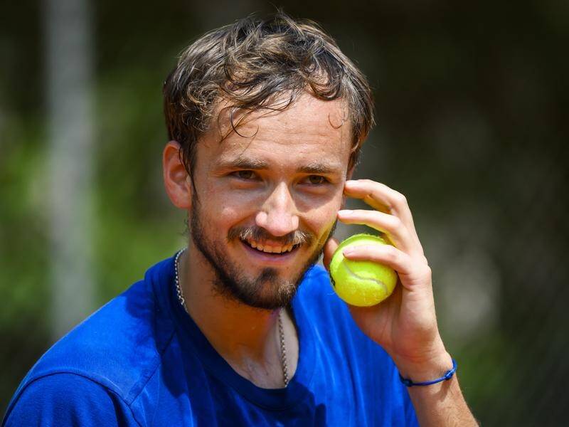 Russian Daniil Medvedev says he's still not ruled out the prospect of playing at Wimbledon.