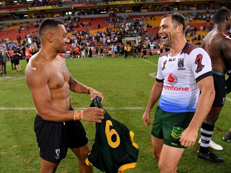 Penrith's Api Koroisau is excited to battle his "idol" Cameron Smith at least one more time.