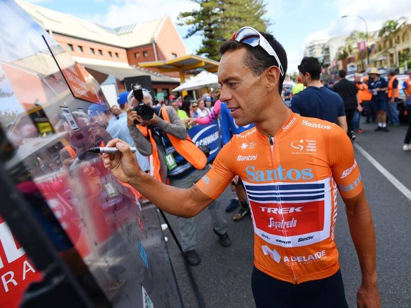 Australian cyclist Richie Porte has only a two-second deficit to erase to win the Tour Down Under.
