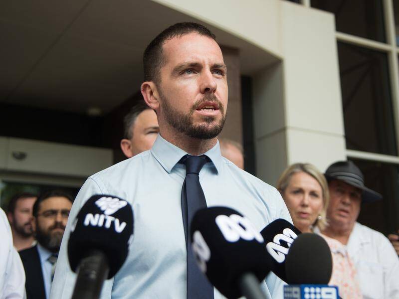 Constable Zachary Rolfe was banned from applying to join the Queensland Police Force for a decade. (Aaron Bunch/AAP PHOTOS)
