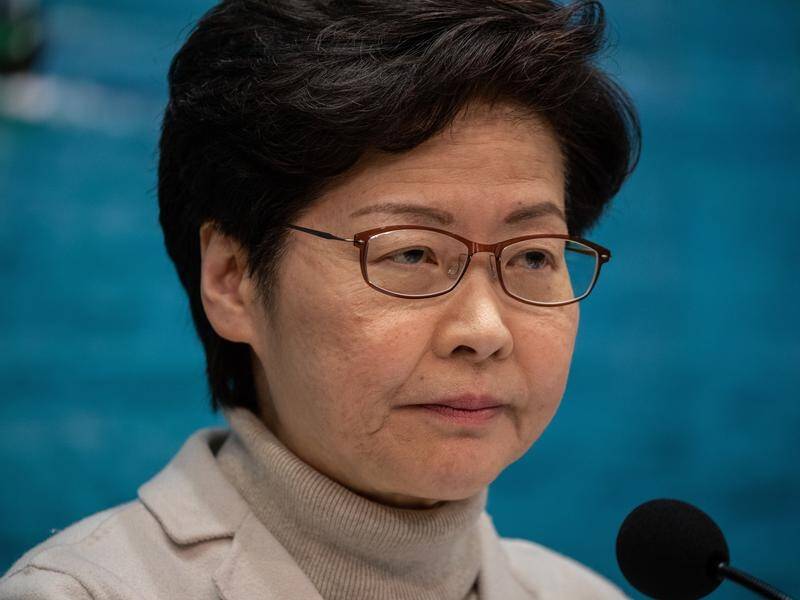 Hong Kong leader Carrie Lam says she will not take US sanctions against her to heart.