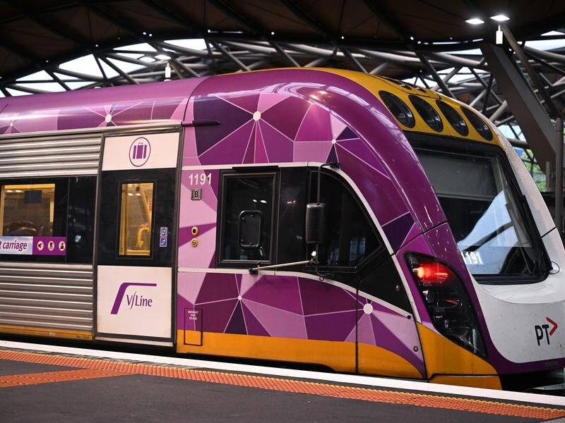 A dispute over an enterprise agreement between V/Line and workers could lead to industrial action. (James Ross/AAP PHOTOS)