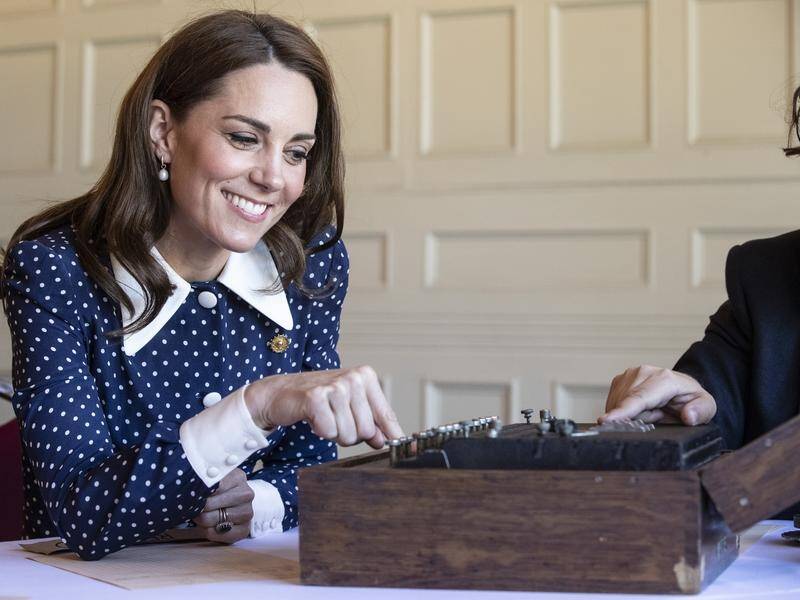 Kate has visited a special D-Day exhibition at Bletchley Park, where her own grandmother worked.