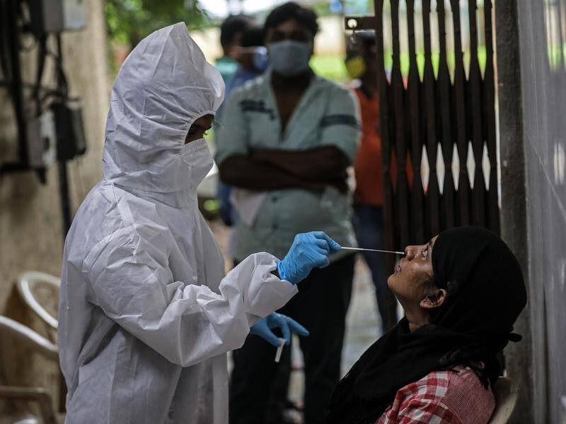 Coronavirus cases in India are nearing five million.