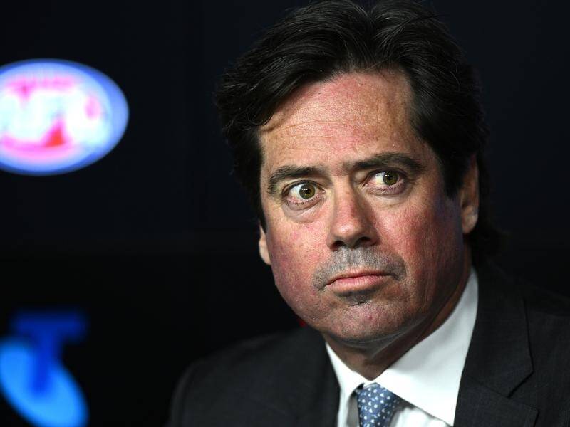 Pre-season matches could be scrapped in favour of a Magic Round, AFL CEO Gillon McLachlan says. (Joel Carrett/AAP PHOTOS)