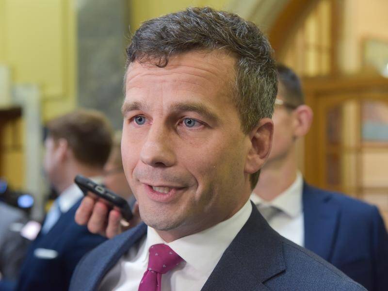 ACT Party leader David Seymour (pictured) paid tribute to Port Waikato candidate Neil Christensen. (Ben McKay/AAP PHOTOS)