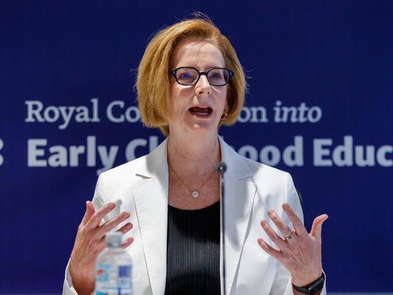 Former PM Julia Gillard has recommended preschool education be provided to all three-year-olds. (Matt Turner/AAP PHOTOS)