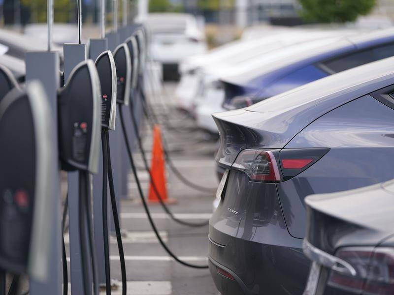 Higher EV uptake could create problems with charging infrastructure for owners, experts say. (AP PHOTO)