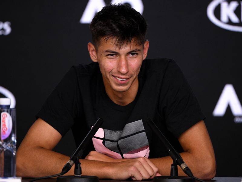 Australian Alexei Popyrin plays South African Lloyd Harris in the first round of the French Open.