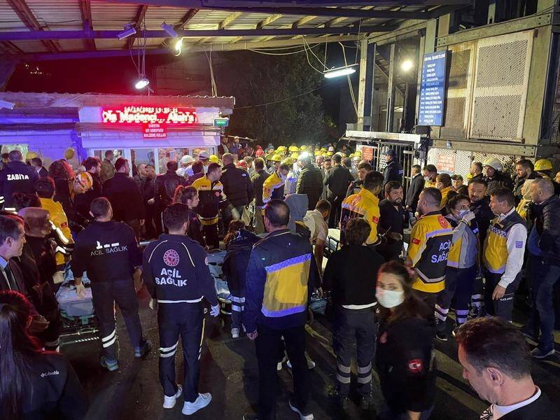 More than 20 people have been killed in blast at a coal mine in Bartin, northern Turkey. (EPA PHOTO)