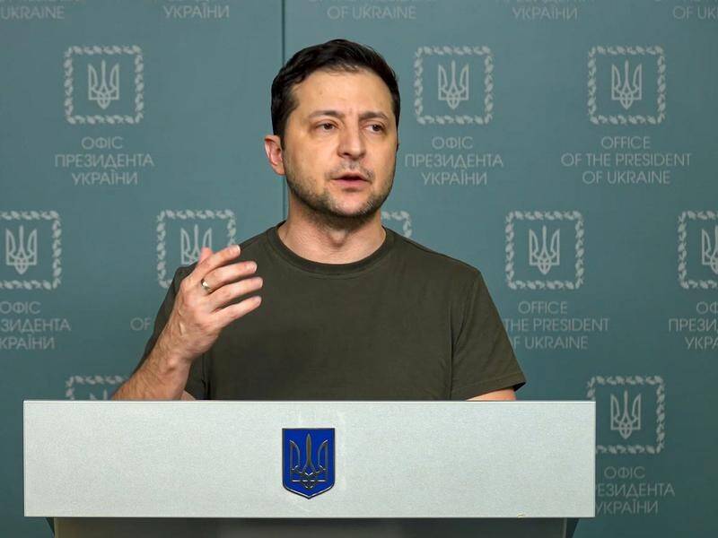 Ukraine's President Volodymyr Zelenskiy called on Russia to stop the bombing and sit down for talks.