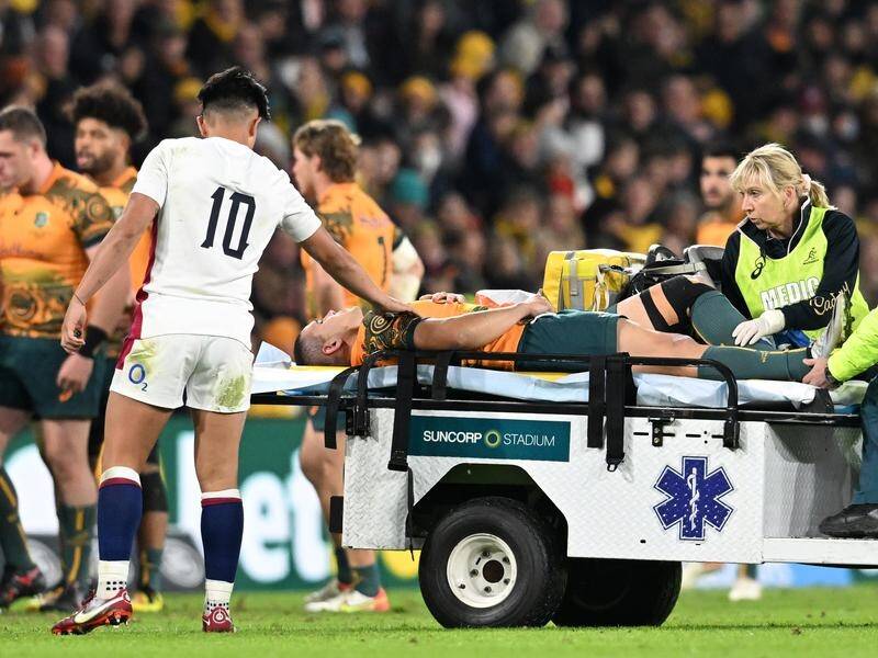Izaia Perese's feared serious knee issue is among a host of injuries the Wallabies are dealing with.