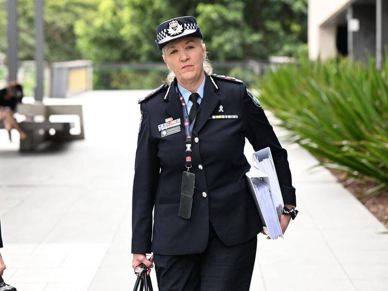 Queensland Police Commissioner Katarina Carroll apologised to three female officers who complained. (Darren England/AAP PHOTOS)