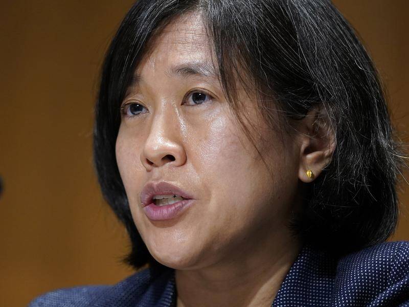 The US's Katherine Tai says the roadmap aims to put workers at the centre of the economic agenda. (EPA PHOTO)