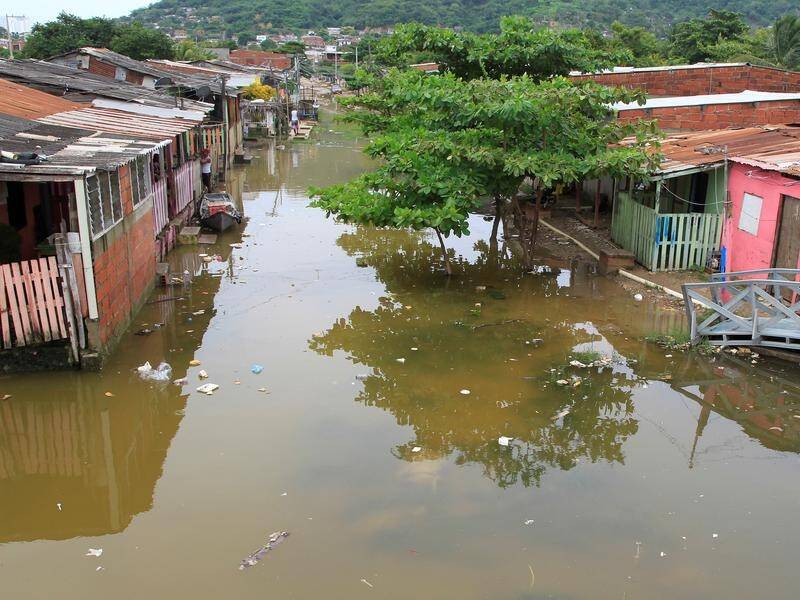 Hurricane Iota has already caused flooding in Colombia.