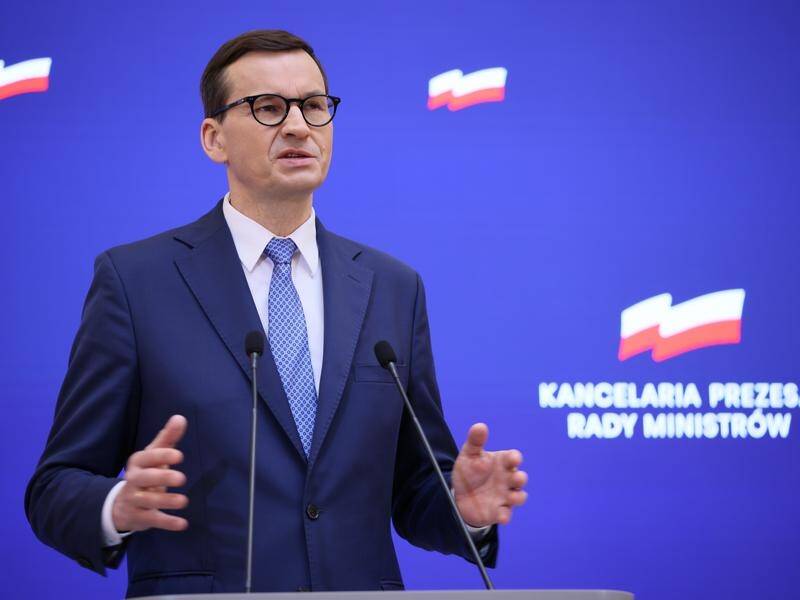 Cutting off all trade would "force Russia to consider" stopping the war, Mateusz Morawiecki says.