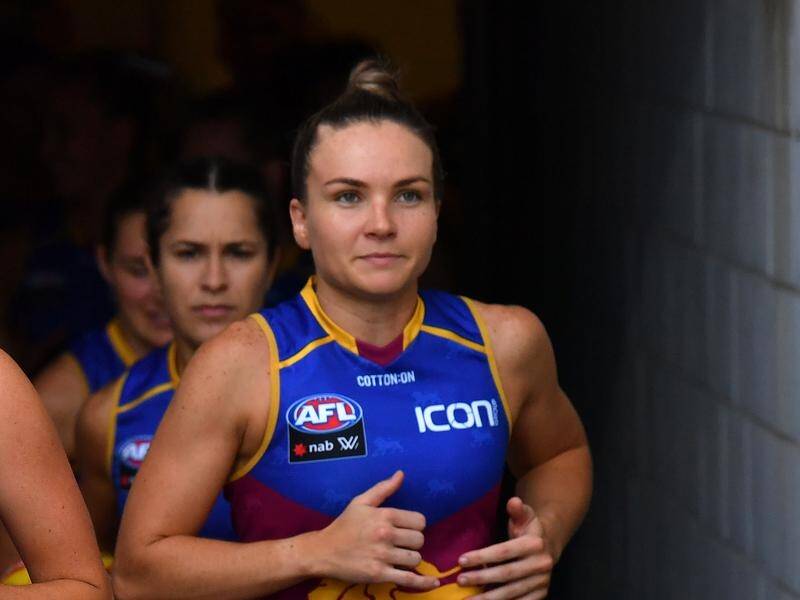 Emily Bates has starred in reigning premiers Brisbane's 24-point AFLW victory over Collingwood.