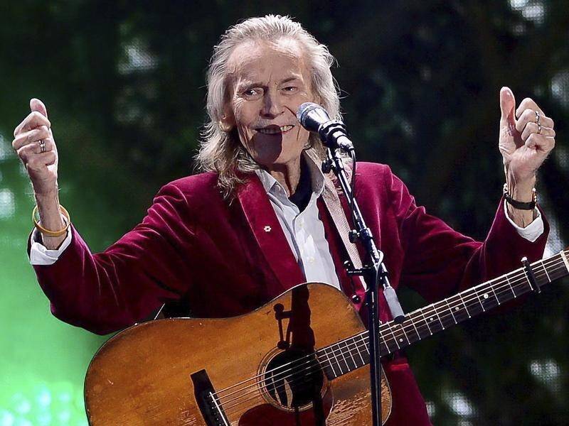 Canadian singer-songwriter Gordon Lightfoot has died in Toronto at the age of 84. (AP PHOTO)