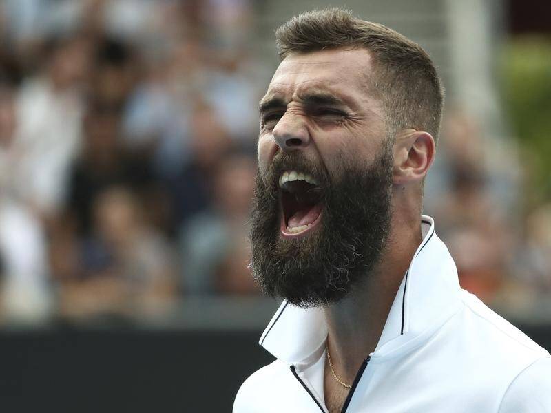 Frenchman Benoit Paire spat on court and tanked a service game before exiting the Argentina Open.
