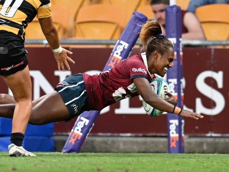 The Queensland Reds are unbeaten in Super W competition after defeating the Western Force 29-14. (Darren England/AAP PHOTOS)