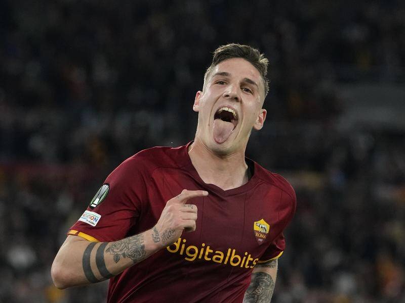 Roma's Nicolo Zaniolo has said he received death threats from supporters after losing to Napoli. (AP PHOTO)