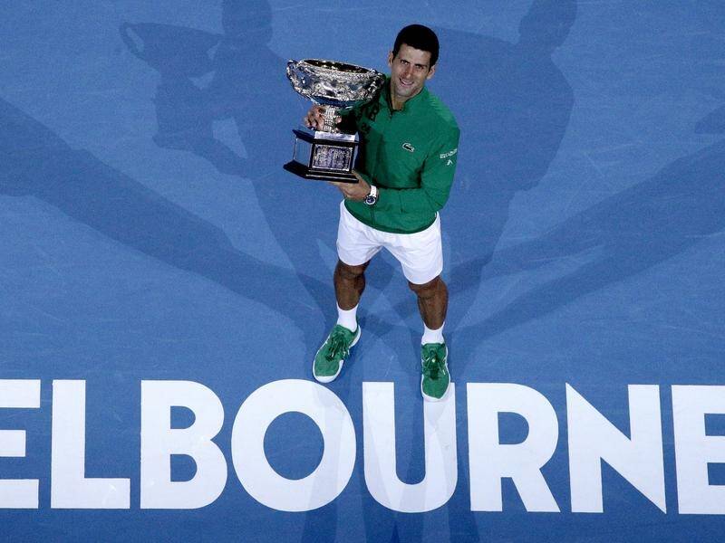 Serbia's Novak Djokovic will begin his Australian Open title defence in Melbourne on February 8.
