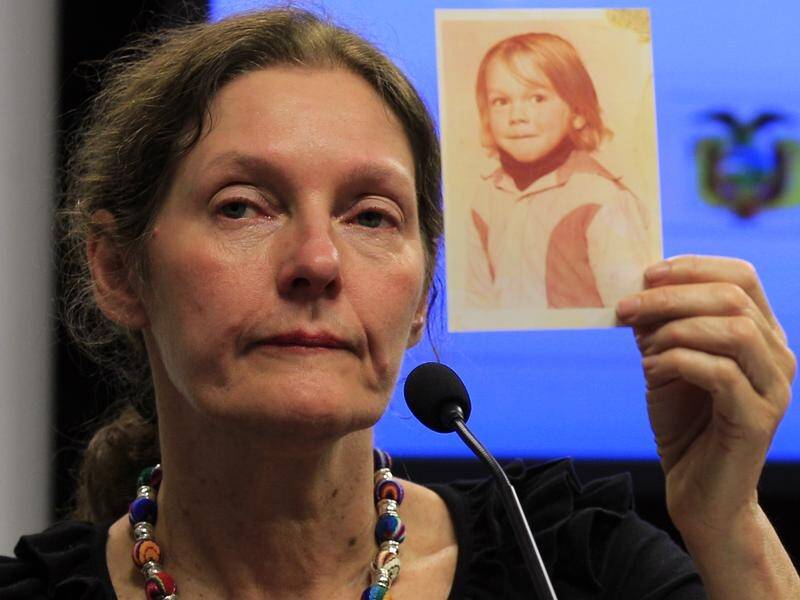 Julian Assange's mother Christine is urging restraint and quiet diplomacy to free her son. (AP PHOTO)