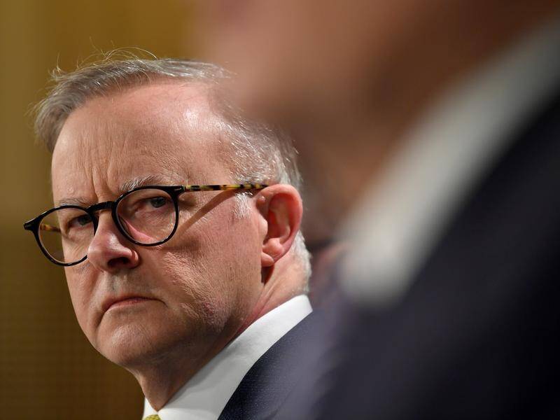 PM Anthony Albanese has unveiled the details of a royal commission into the robodebt scheme. (Bianca De Marchi/AAP PHOTOS)