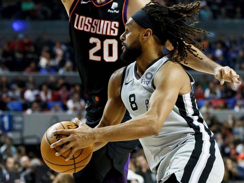 Patty Mills was San Antonio's leading scorer in their NBA game against Phoenix Suns in Mexico City.