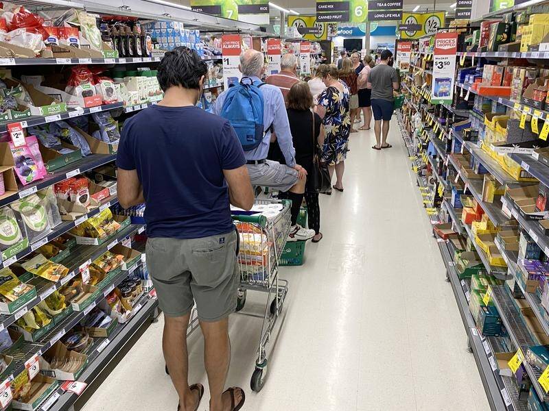 Queensland authorities continue to stress that panic buying is unnecessary.