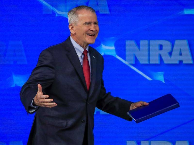 The US's NRA is suing its former president Oliver North