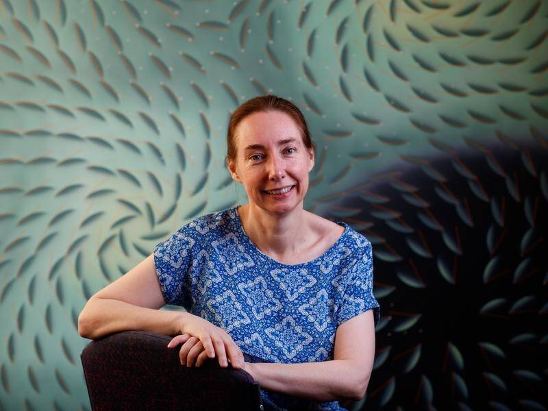 Dark matter researcher Nicole Bell is urging more women and girls to get into maths and science. (MATT TURNER)
