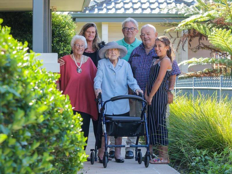 Daphne Keith is the oldest Australian to have a partial hip replacement under general anaesthetic.