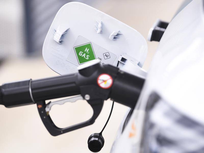 The government has set a target for Australia to be a major player in green hydrogen by 2030. (Lukas Coch/AAP PHOTOS)