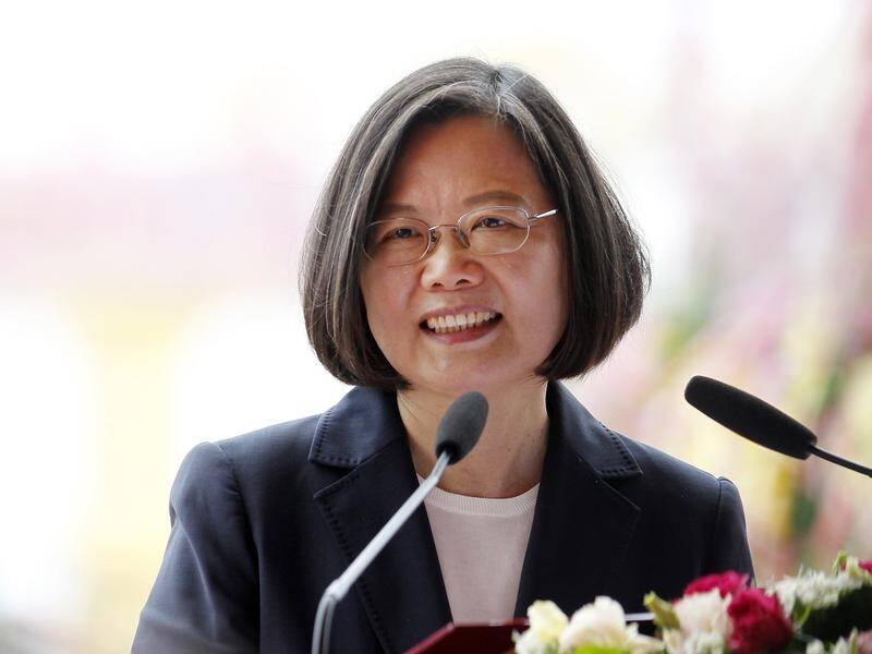Taiwan's President Tsai Ing-wen says her country can take advantage of the US-China trade war.