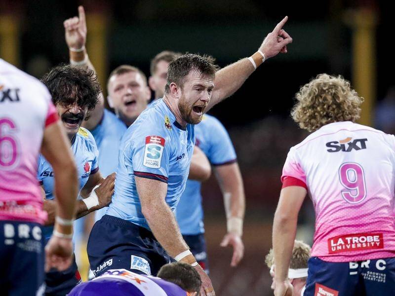 Jed Holloway will make his Test debut against Argentina after a strong season for the Waratahs. (David Neilson/AAP PHOTOS)