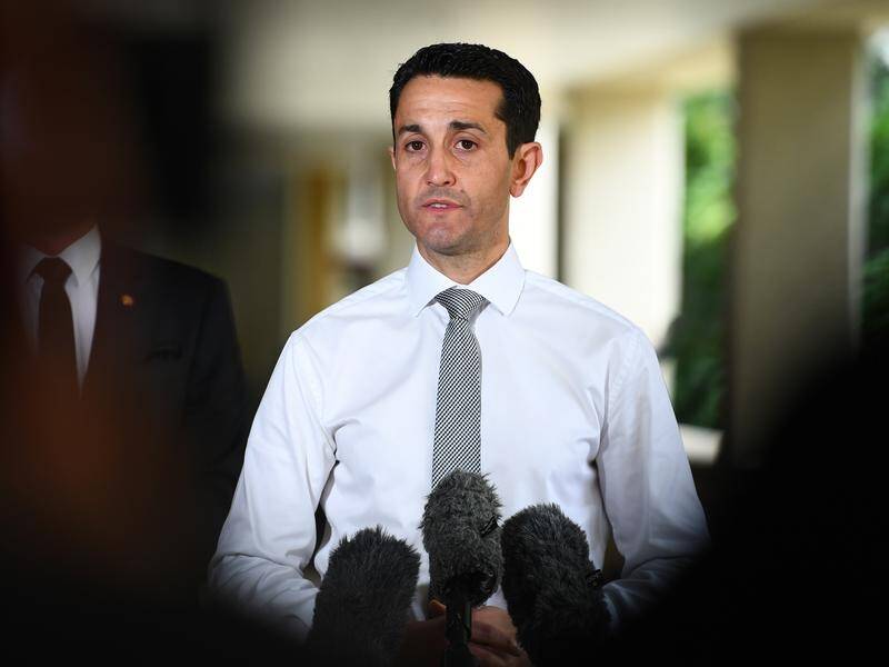 Queensland LNP leader David Crisafulli says people should be open-minded about the Indigenous voice. (Jono Searle/AAP PHOTOS)