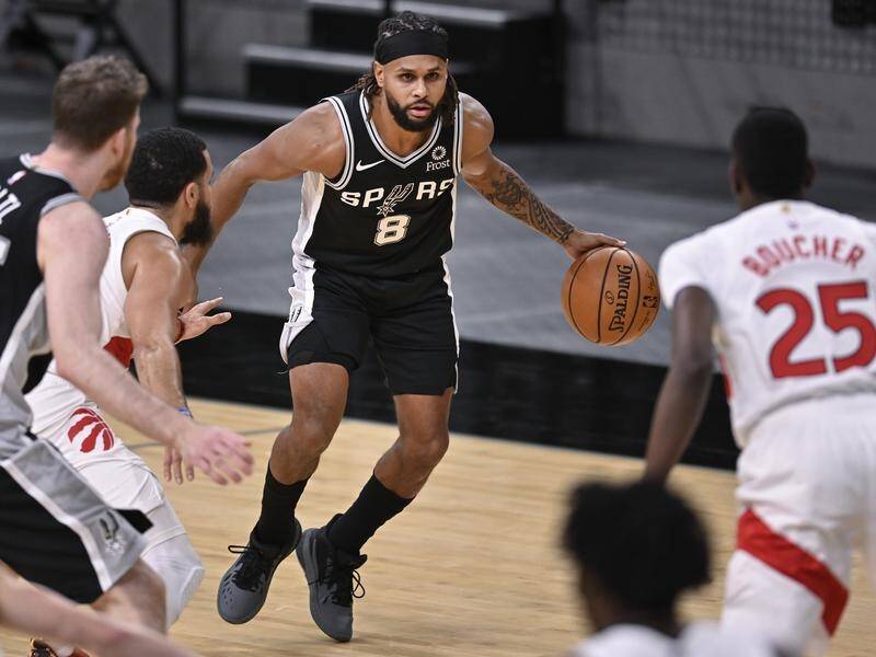 Patty Mills was in brilliant form for San Antonio as the Spurs beat Toronto 119-114 in the NBA.