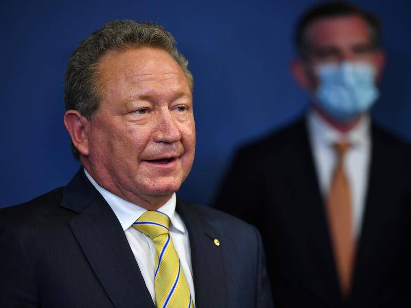 Andrew Forrest says he believes Australia is the best place to realise his green vision.