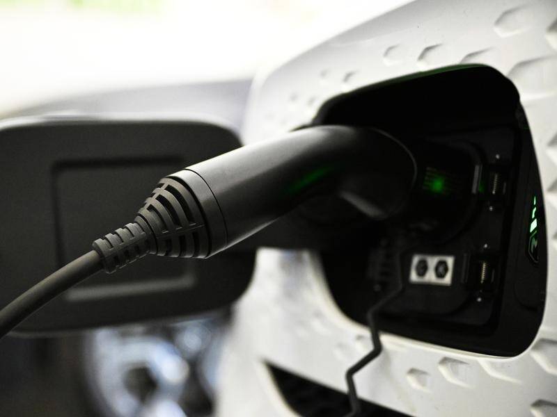 EV prices are falling as supply chain issues ease and as more brands enter the market. (James Ross/AAP PHOTOS)