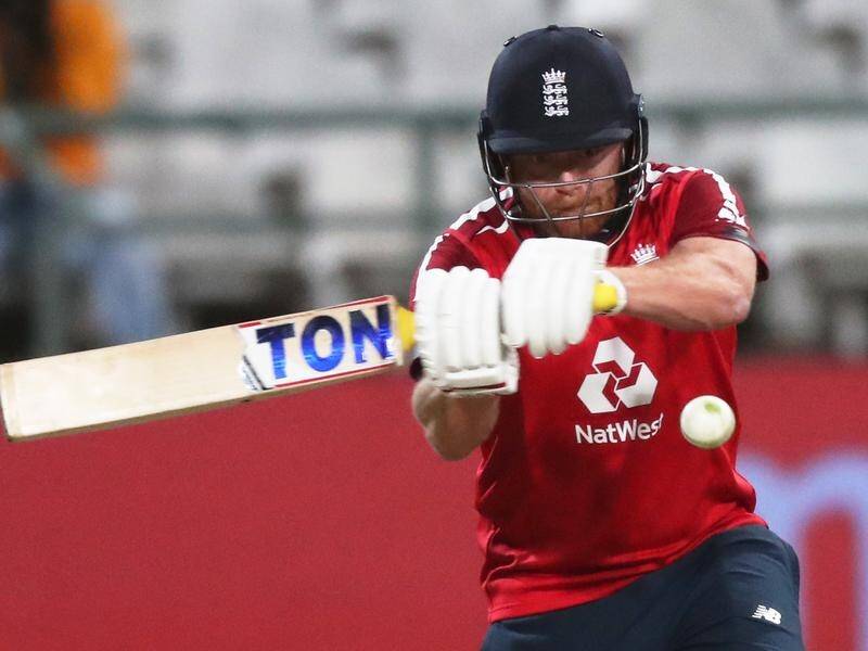 Jonny Bairstow hammered a superb 86 not out as England beat South Africa in their first T20.