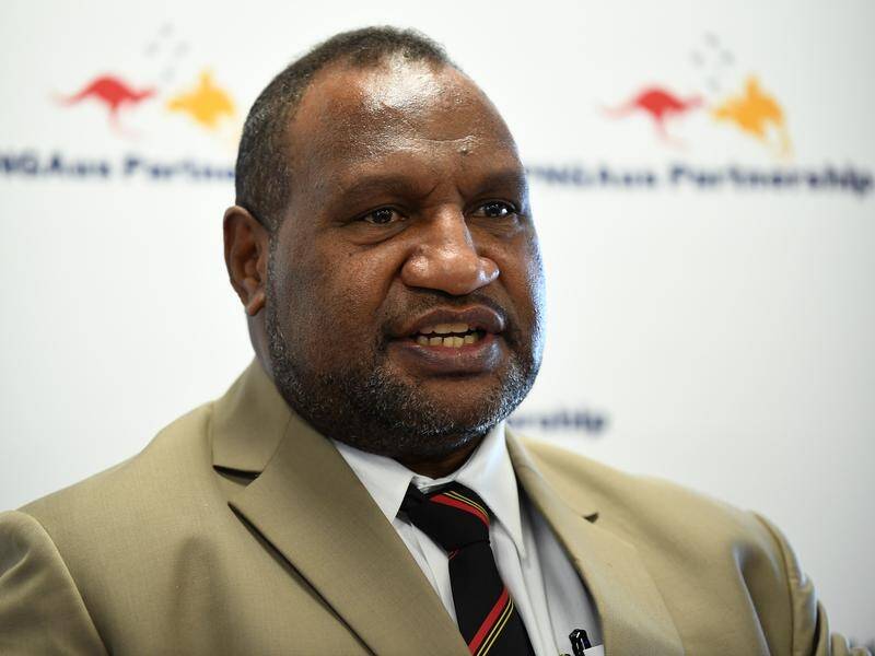 James Marape has been returned as Papua New Guinea's prime minister. (Joel Carrett/AAP PHOTOS)