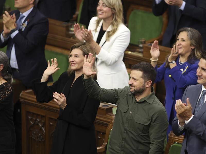 Canada's parliament was led to applaud a man who'd served in a Nazi unit, as a 'Ukrainian hero'. (AP PHOTO)