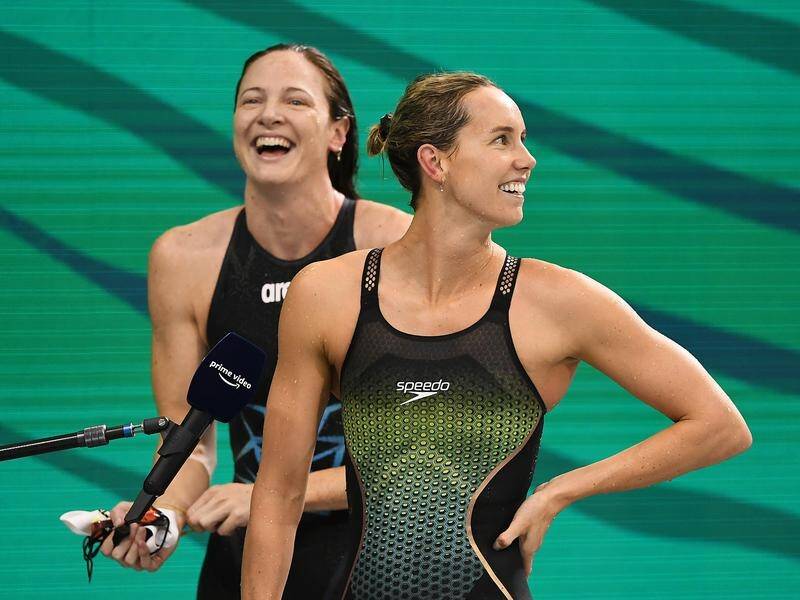 Cate Campbell (l) and Emma McKeon (r) are among Australia's big hopes in the Olympic pool.
