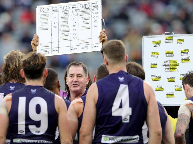 Fremantle Dockers coach Ross Lyon is not getting carried away by his side's AFL form.