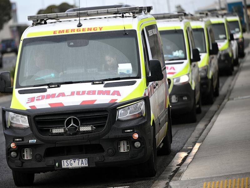 A union says Ambulance Victoria is failing basic standards in protecting staff information. (Joel Carrett/AAP PHOTOS)