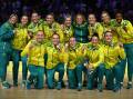 The netball gold medal on Sunday night is the 1000th for Australia in Commonwealth Games history. (James Ross/AAP PHOTOS)