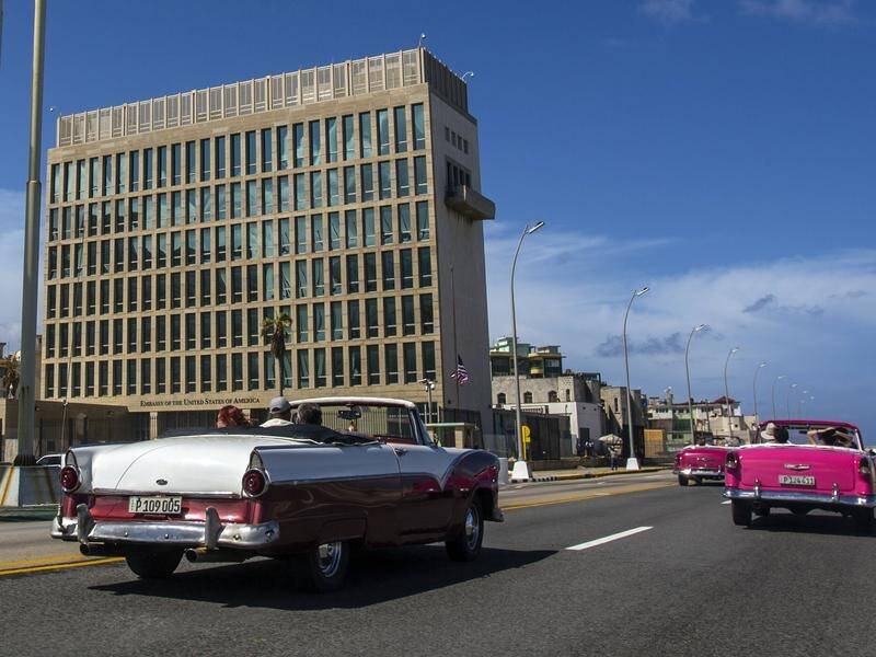 The US embassy in Havana where many cases of 'Havana Syndrome' have been reported.